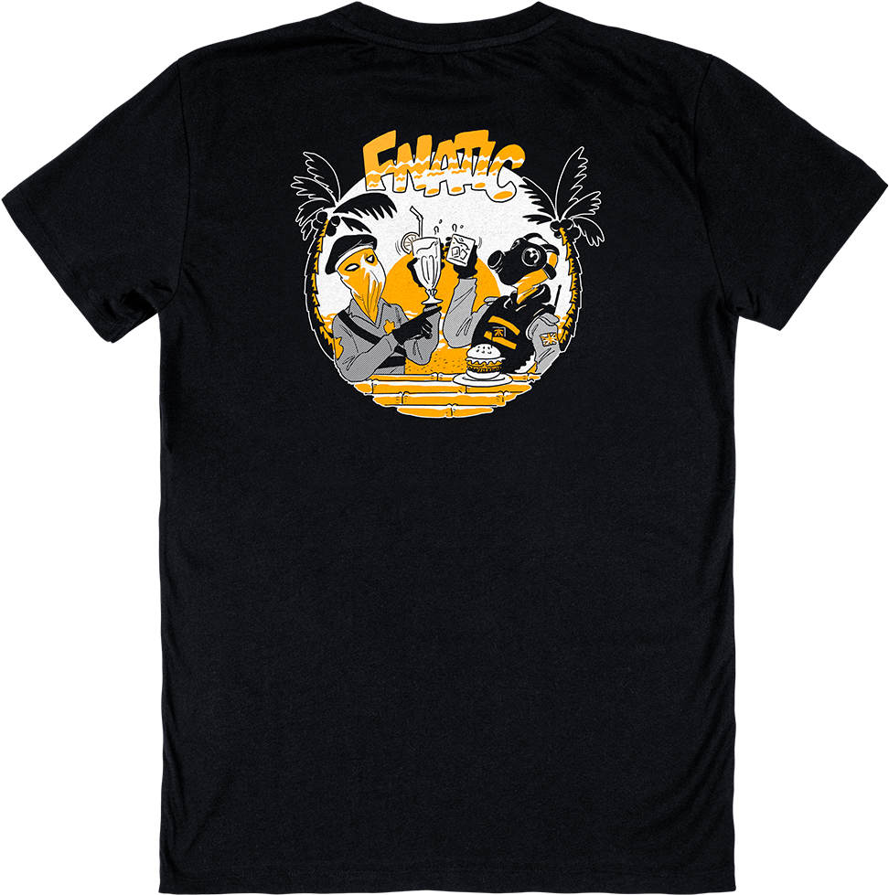 Unlikely Friends T-shirt Black (1600x1200), Png Download