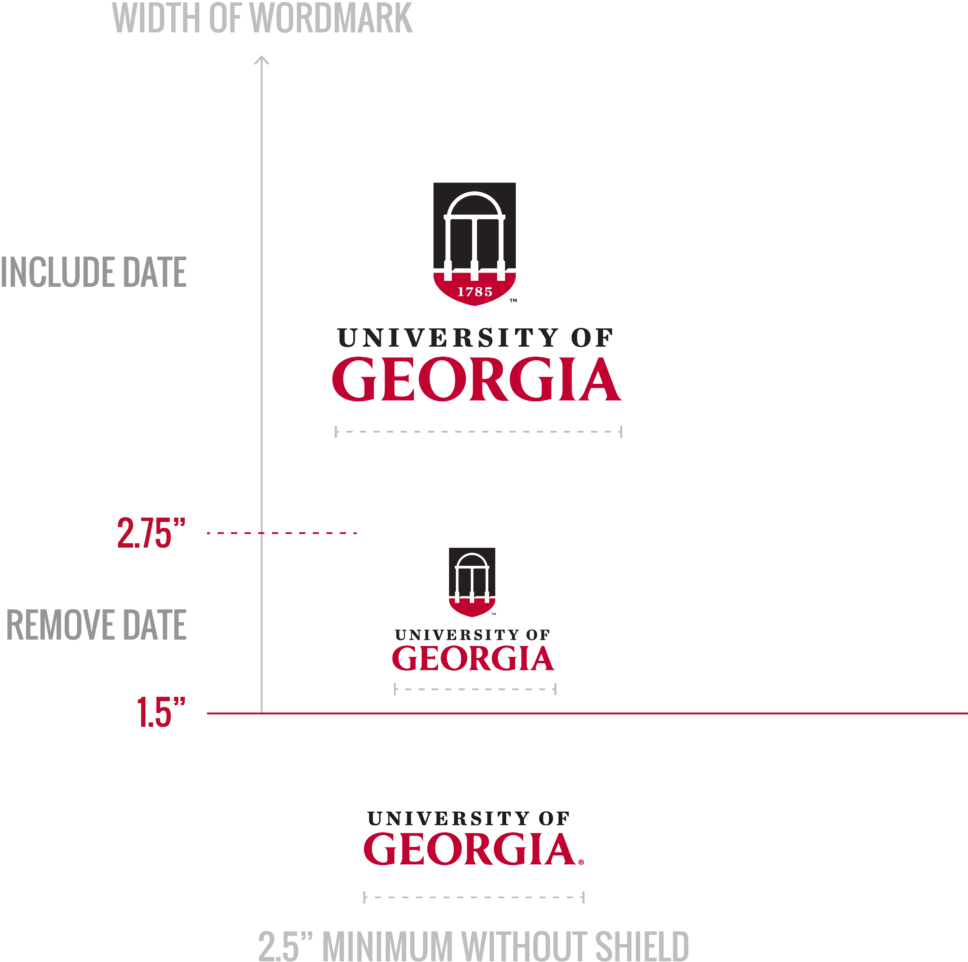 University Of Georgia Thank You Notecards 10-pack (1024x1015), Png Download