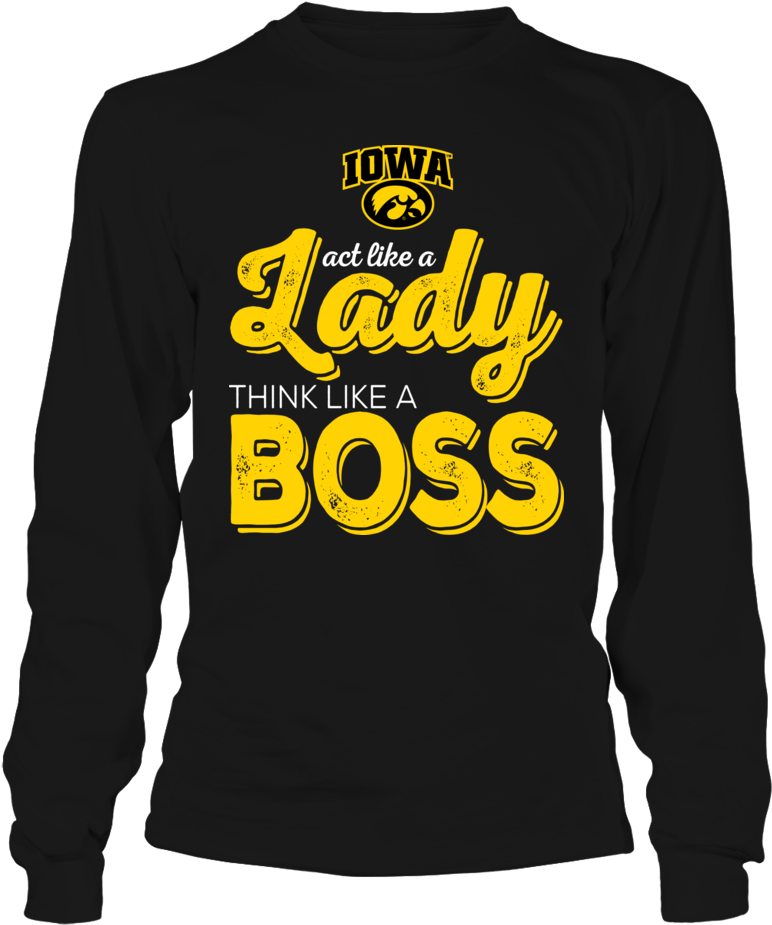 Iowa Hawkeyes Act Like A Lady Think Like A Boss Shirt - Mama Bird Cardinals Shirt (1000x1000), Png Download