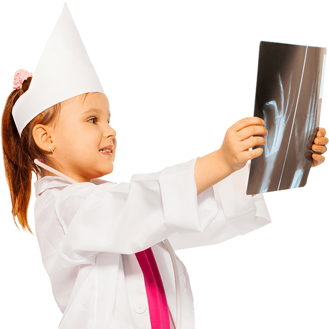 X-rays - Tomografia De Criança (662x645), Png Download