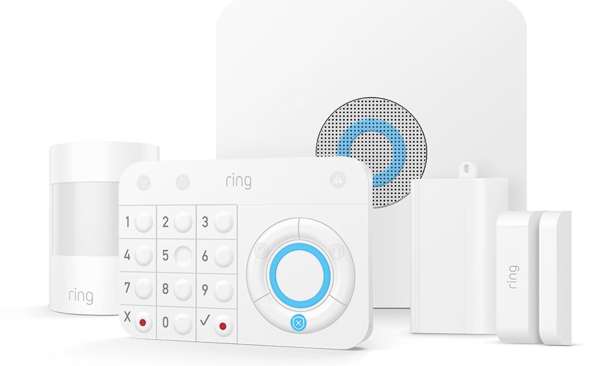 Image Freeuse Alarm Clipart Security Keypad - Ring Alarm Home Security System (1981x1226), Png Download