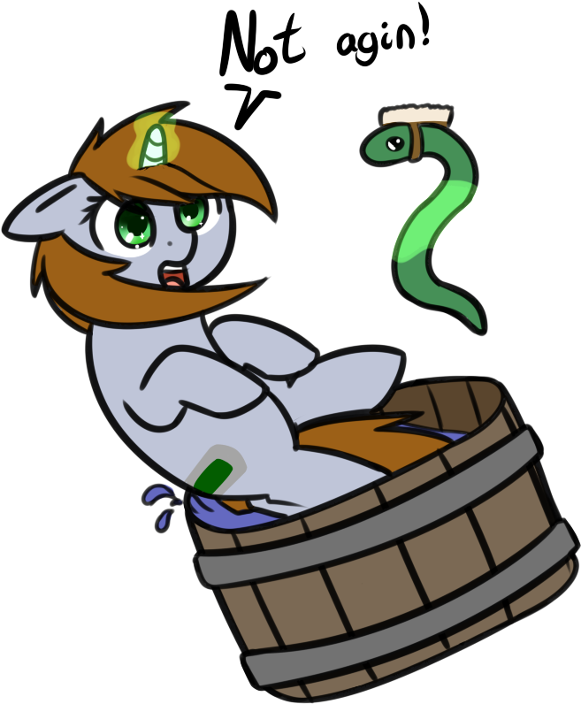 Adorable Distress Artist Neuro Barrel Brush - Fallout Equestria A Danger Noodle (862x949), Png Download