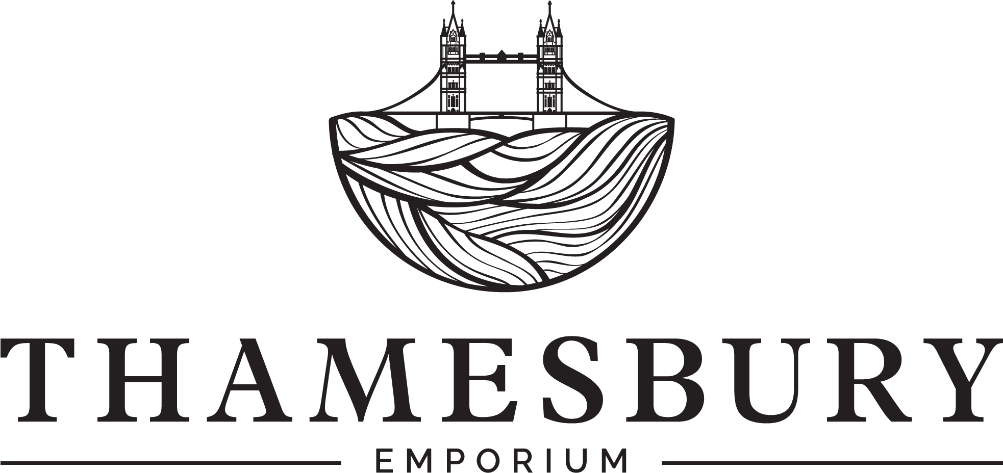 Thamesbury - Hensley Beverage Company Logo (1965x947), Png Download