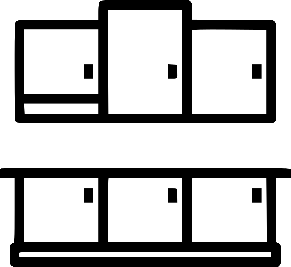 Png File Svg - Kitchen Furniture Icon Png (980x898), Png Download