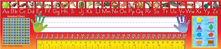 Traditional Printing Super Jumbo Name Plates-red - Teacher Created Resources Traditional Printing Super (900x900), Png Download