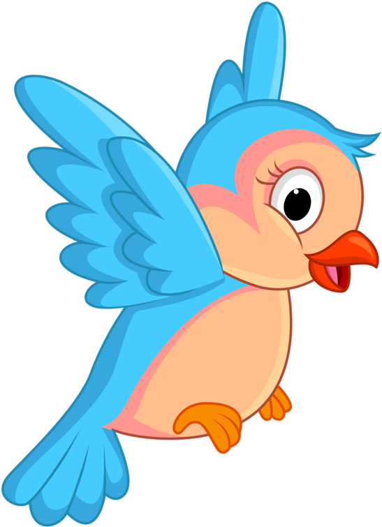 Bird Png 26 Png Скрап Pinterest Birds Cartoon Birds - Bird Cartoon (591x800), Png Download
