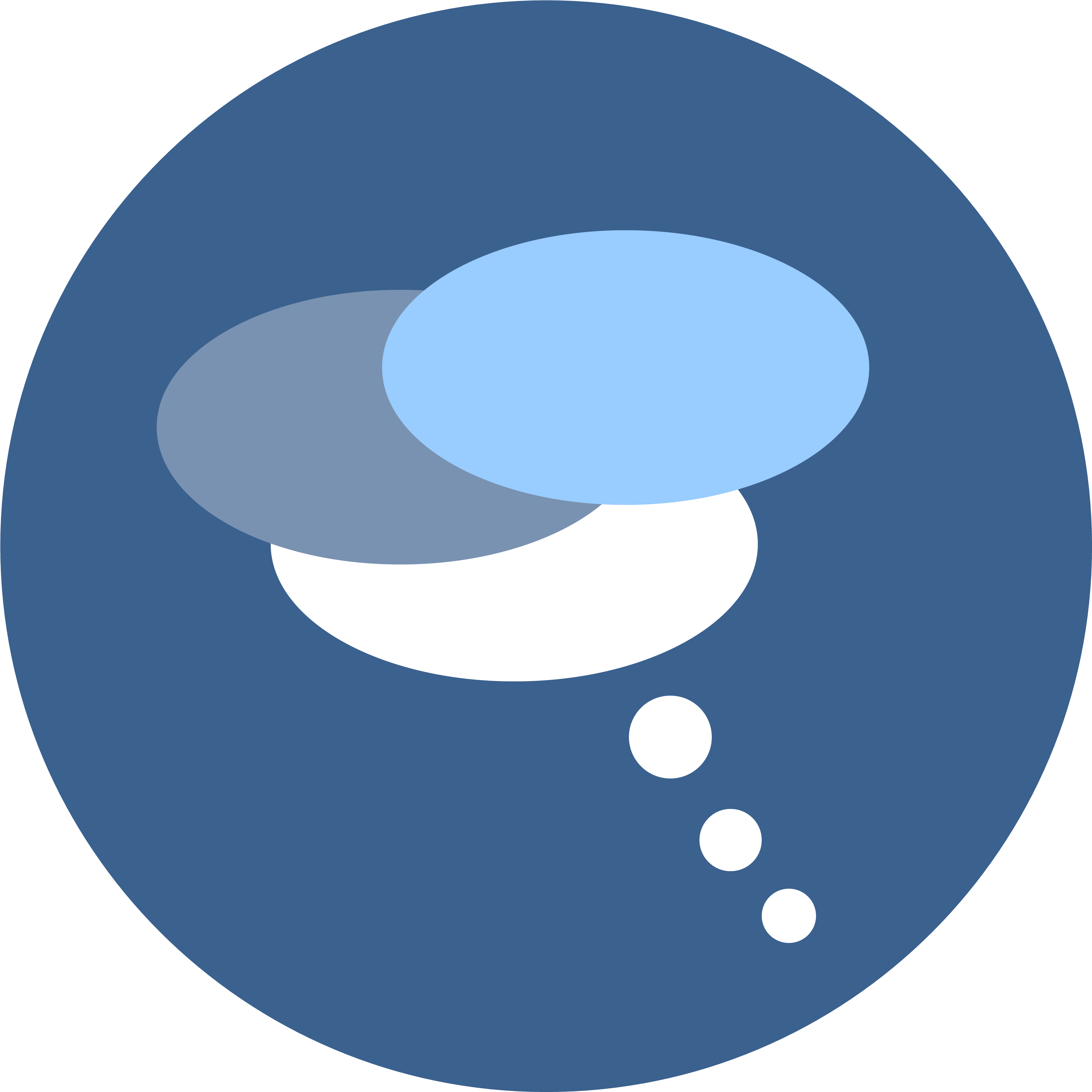 Elefante Azul (3724x3479), Png Download