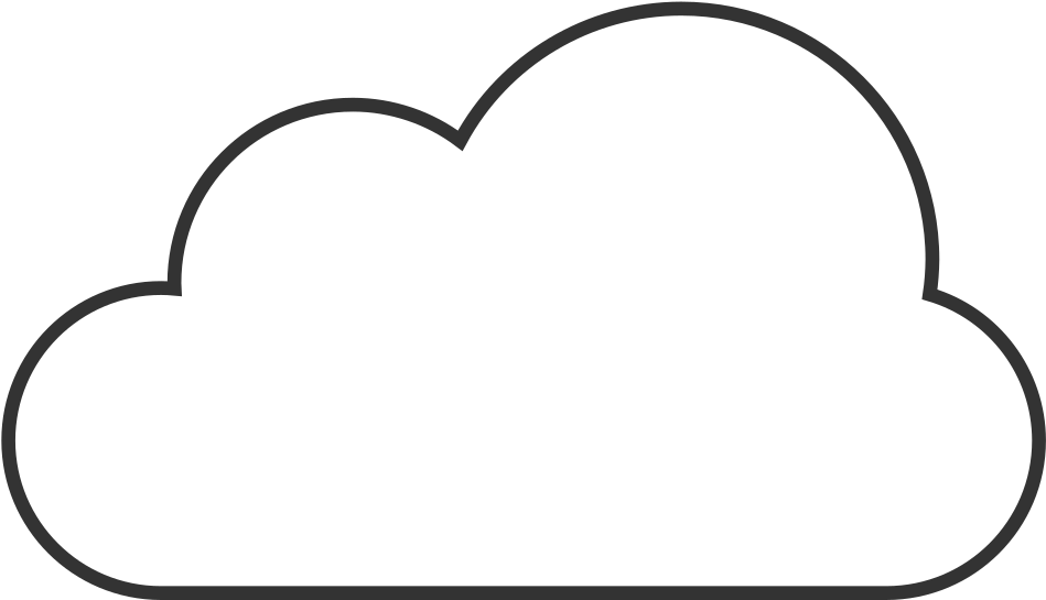 Download Transparent Cloud Outline Line Art Png Image With No Background Pngkey Com