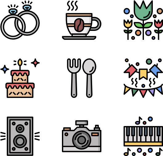 Party - Ancient Greece Symbols (600x564), Png Download