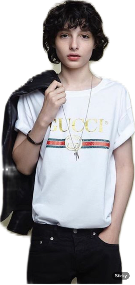 #gucci Gang #finn Wolfhard #celebrity #popular #cute - Finn Wolfhard Gucci Shoot (474x1000), Png Download