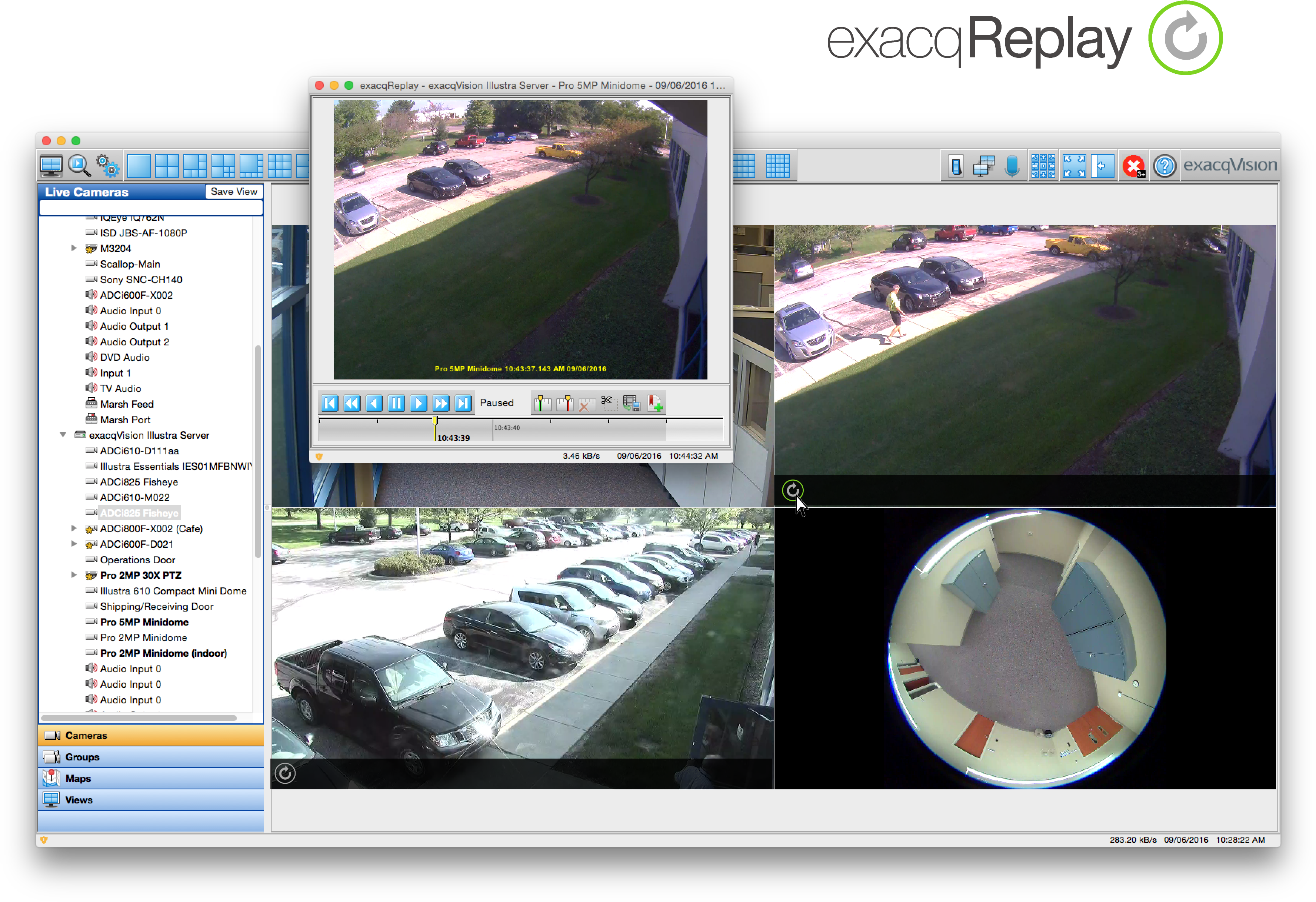 Exacqreplay Cameralink - Tyco Security Products (3584x2532), Png Download