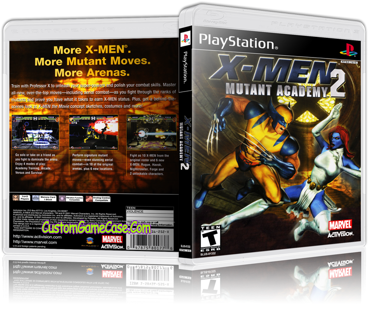 X-men Mutant Academy - X-men Mutant Academy 2 [playstation Game] - Cd (800x631), Png Download