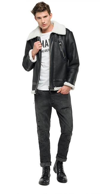 Shop Men - We Are Replay Jeans 2018 Mens (490x650), Png Download