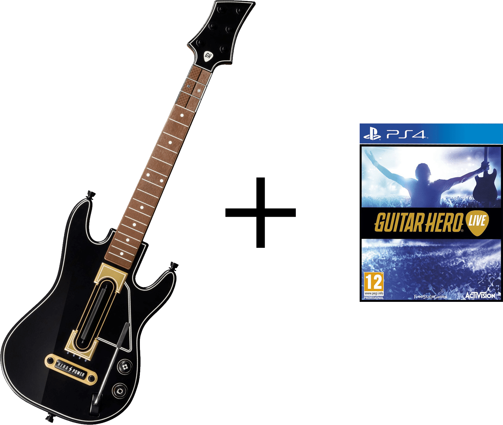 Guitar Hero Live Png - Activision Guitar Hero Live Bundle-ps4 (1600x1353), Png Download