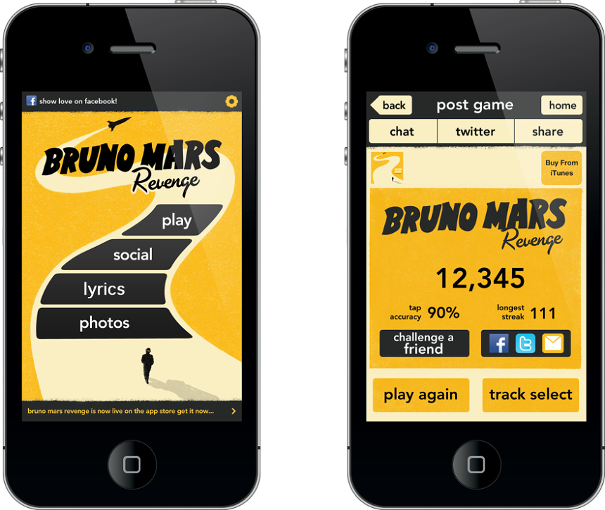 On The Left Is The Main Screen For Bruno Mars Revenge - Bruno Mars Pink-white Women's T-shirt (860x725), Png Download