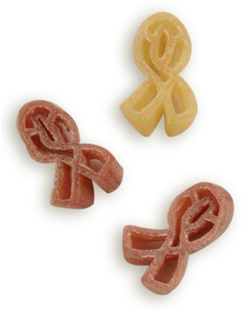 Pink Ribbon Breast Cancer Pasta - Pink Ribbon (600x600), Png Download