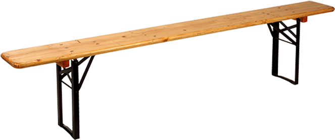 Wooden Bench Plain Wood 220 X 25 X 47 Cm - Set (800x800), Png Download