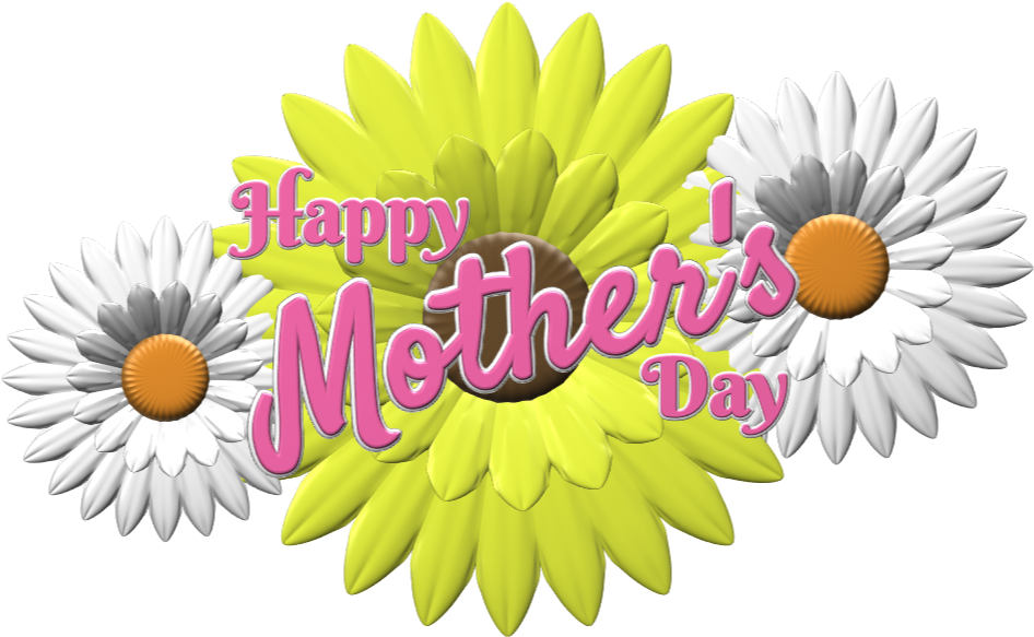 3d Happy Mothers Day (1131x848), Png Download