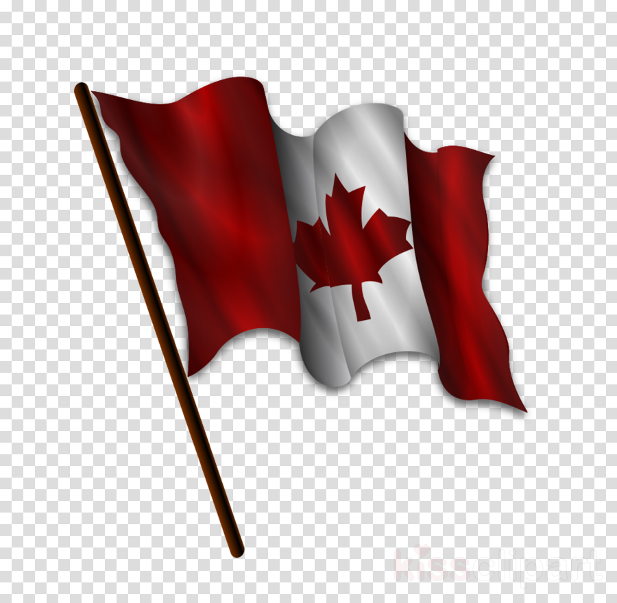 Download Waving Canadian Flag Vector Clipart Flag Of - Waving Canadian Flag Vector (900x880), Png Download
