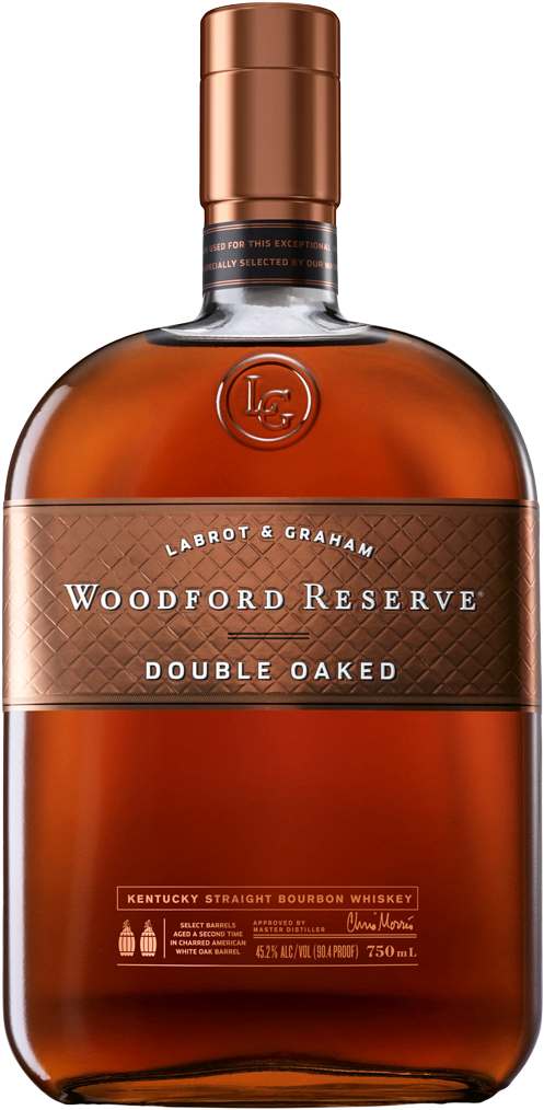 Woodford Reserve Double Oaked Bourbon (519x1024), Png Download