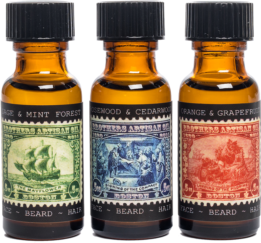 Beard Oil Trio - Beard Oil Trio By Brothers Artisan Oil (1000x1000), Png Download