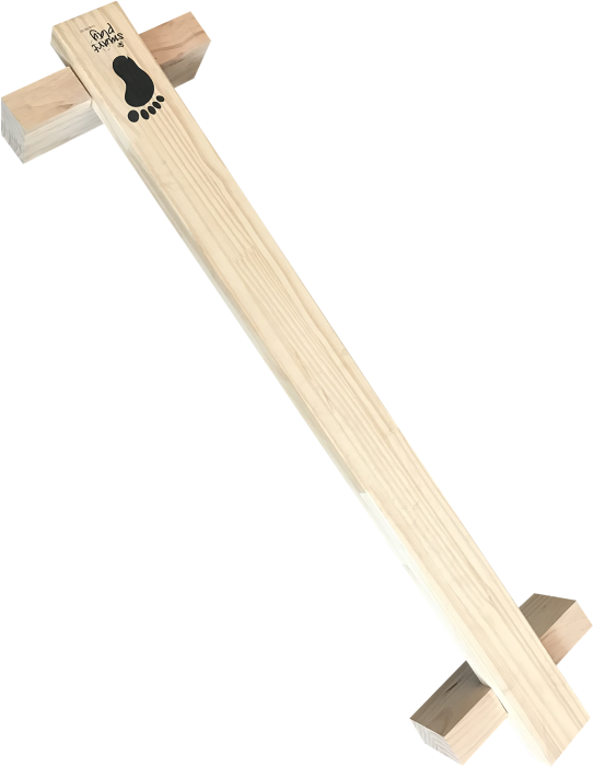 Wooden Balance Beam 1pc - Balance Beam (590x700), Png Download