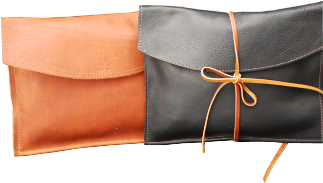 Large Leather Envelope - Leather (690x463), Png Download