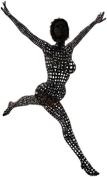 Woman, Beauty, Body, Women's Power, Wire, Wire Mesh - Girl (495x720), Png Download