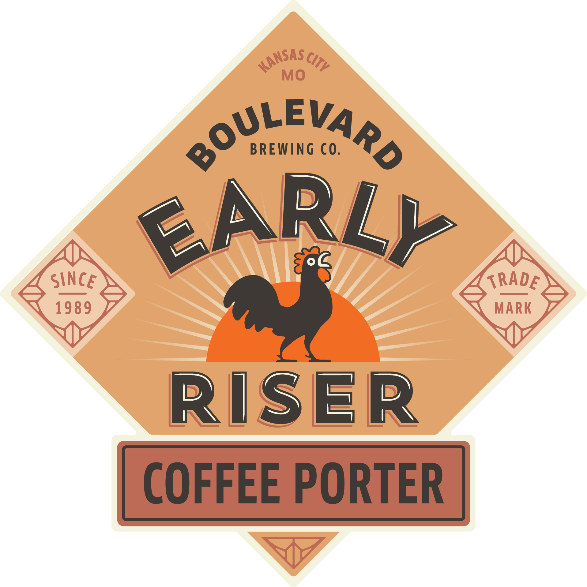 Early Riser Coffee Porter - Boulevard Coffee Beer (1917x1918), Png Download