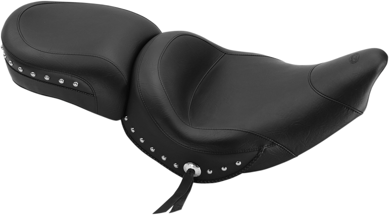 08101631studded Solo Mustang Seat Indian Motorcycle - Mustang 75363 Solo Passenger Seats (770x425), Png Download
