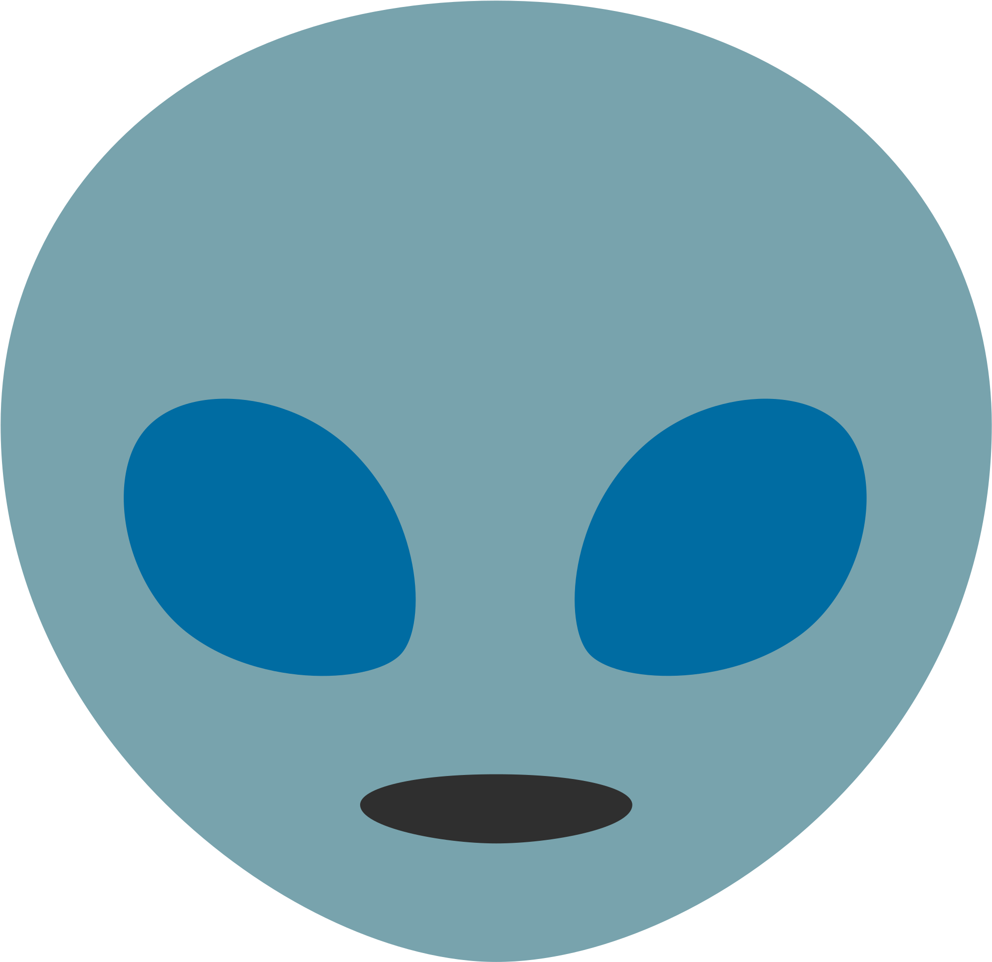 Open - 👽 Emoji Android (2000x2000), Png Download