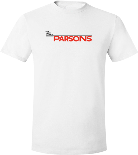 Parsons White T-shirt - T-shirt (535x600), Png Download
