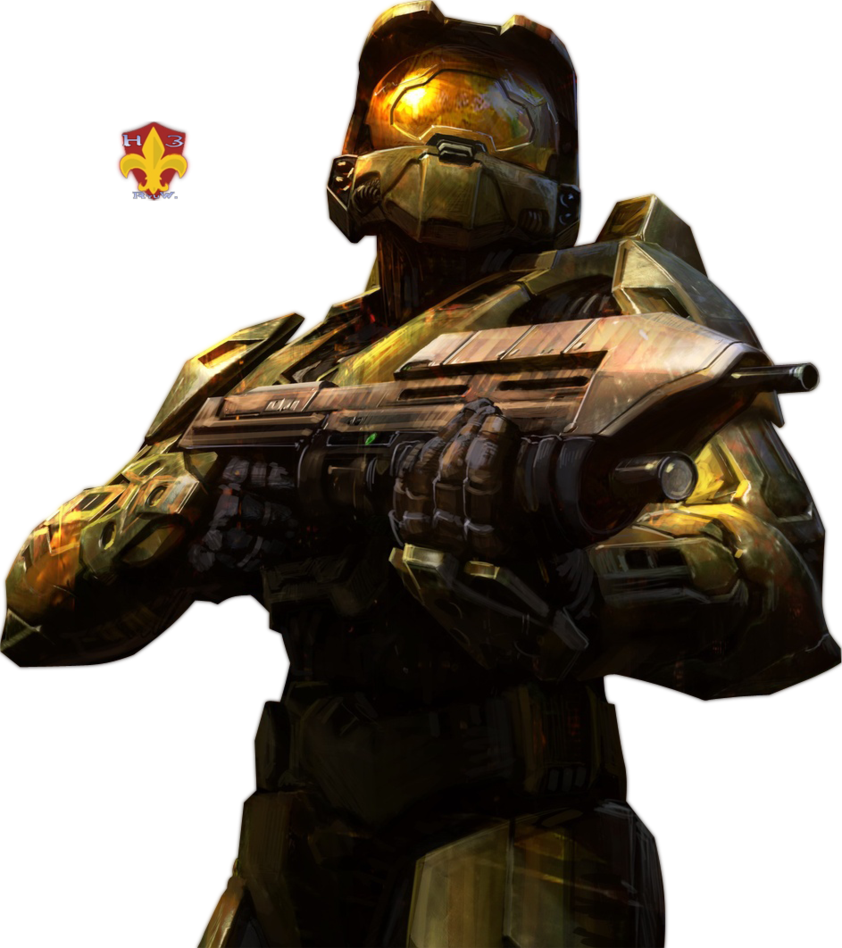 Halo Reach Master Chief - Halo Master Chief And Arbiter (842x948), Png Download