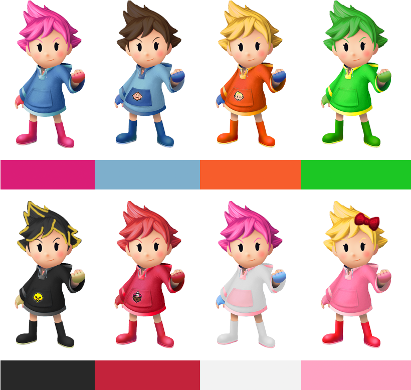 Kumaswapsssbv - Kumatora Super Smash Bros (819x800), Png Download