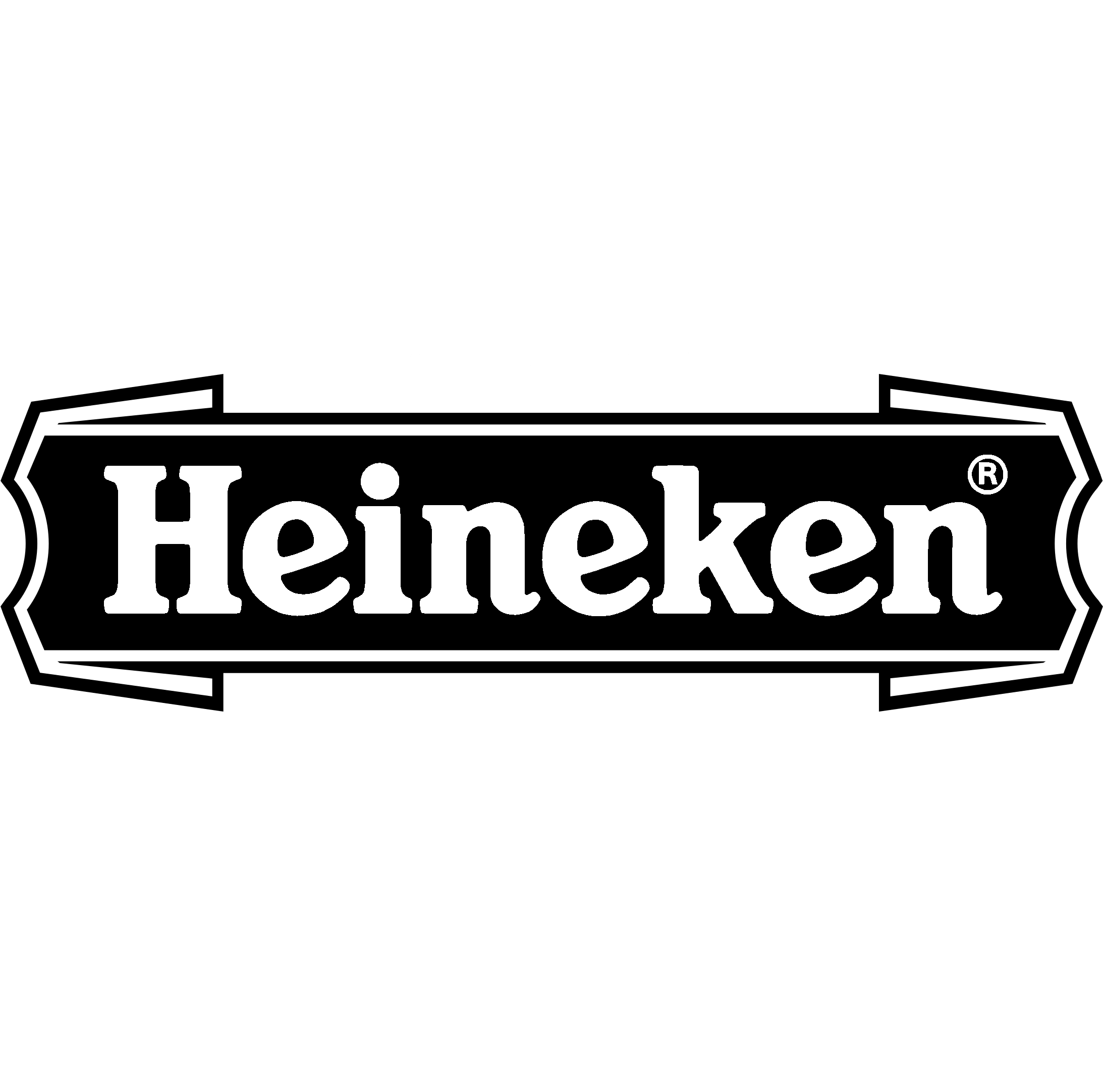Heineken Logo Black And White - Heineken Logo Png Transparent (2400x2400), Png Download