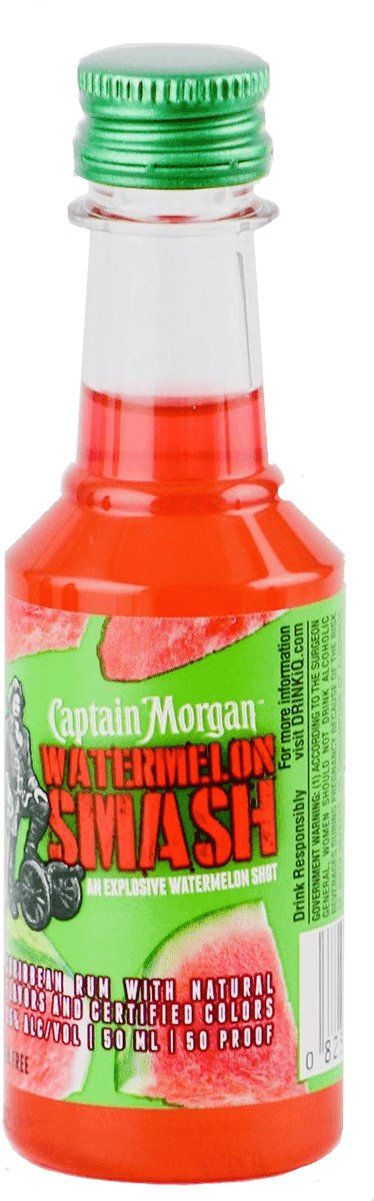 Captain Morgan Watermelon Smash - Captain Morgan Watermelon Smash Liquid (405x1200), Png Download
