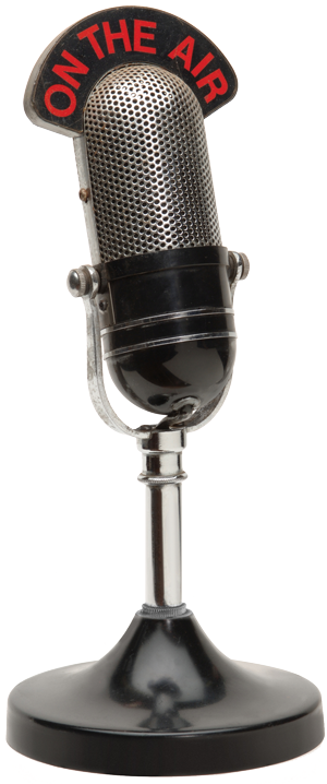 01 Apr 2015 - Old Microphone (300x718), Png Download