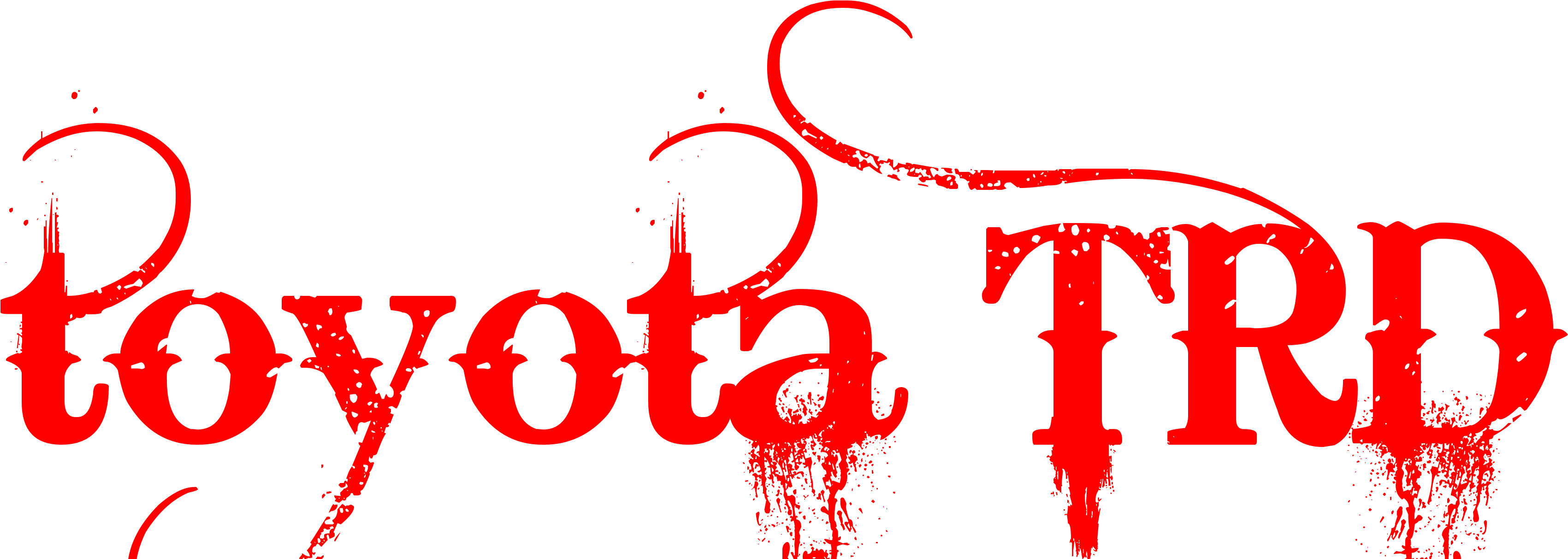 Toyota Trd Trd, Toyota, Tattoos, Tatting - Name (3450x1486), Png Download