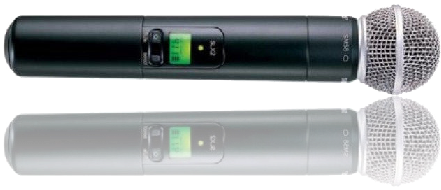 Shure Slx Diversity Handheld Radio System - Shure Slx 2 / Sm 58 / P4 (500x500), Png Download