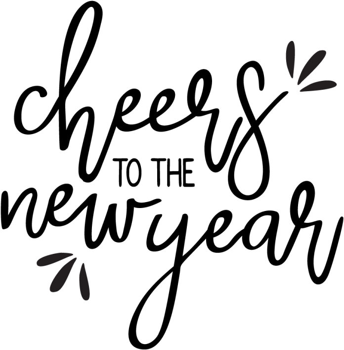 Download This Cheers To The New Year Svg Is A Festive Addition Cheers Svg Png Image With No Background Pngkey Com