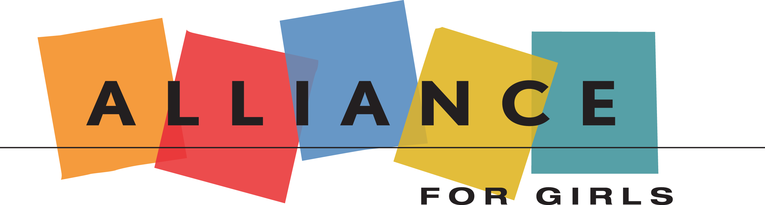 Alliance For Girls Logo (2529x680), Png Download