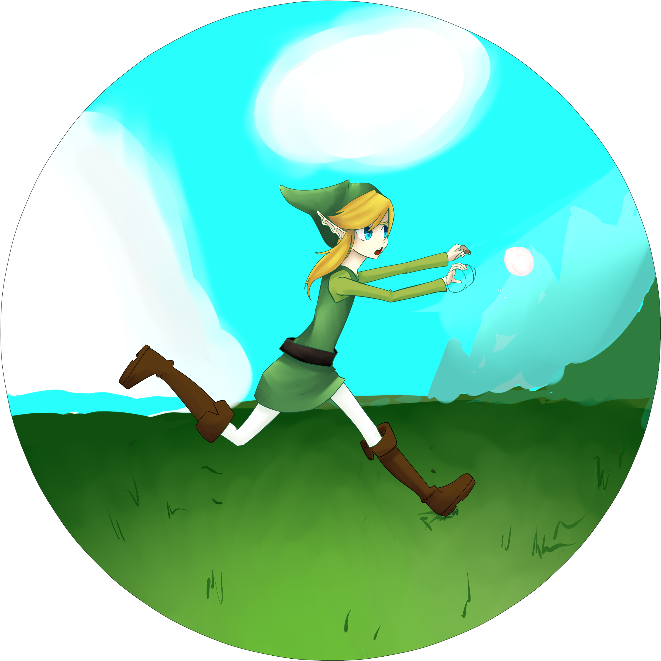 Ganon Can Wait - Cartoon (2273x2276), Png Download