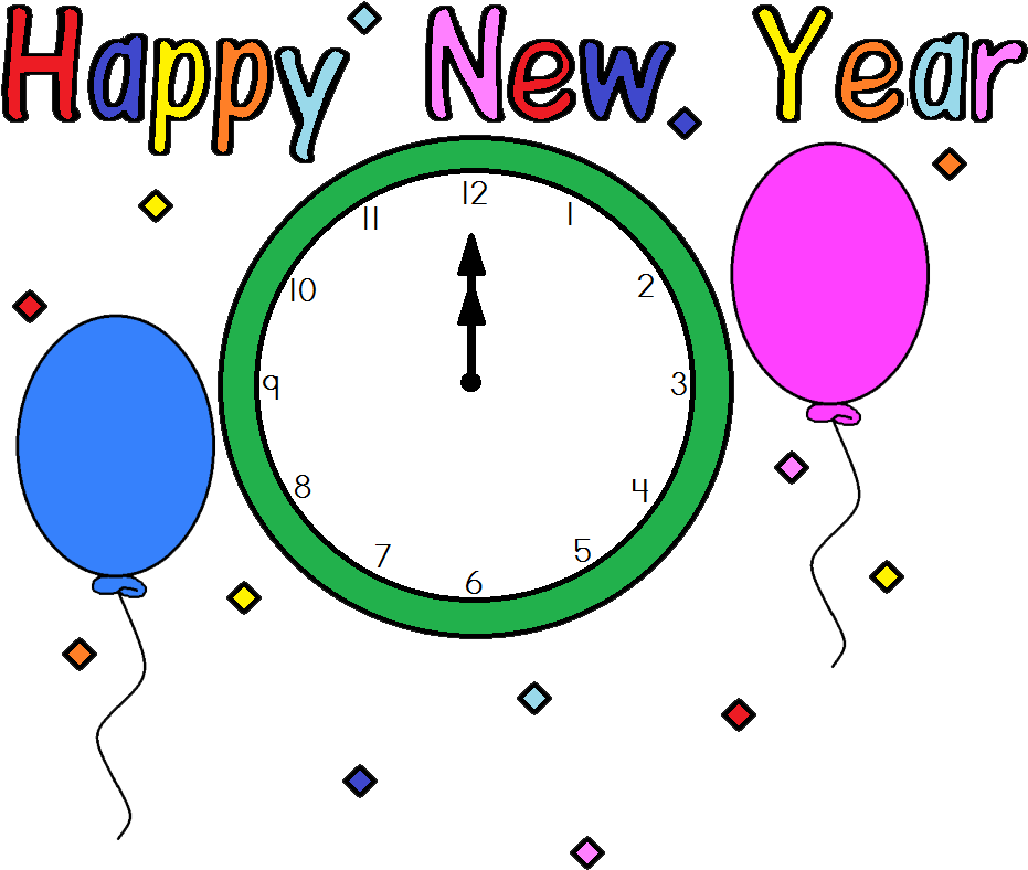 New Years Clip Art Or Banners - New Year (947x816), Png Download