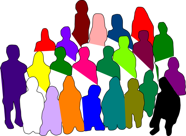 How To Set Use Diverse Group Svg Vector (600x440), Png Download