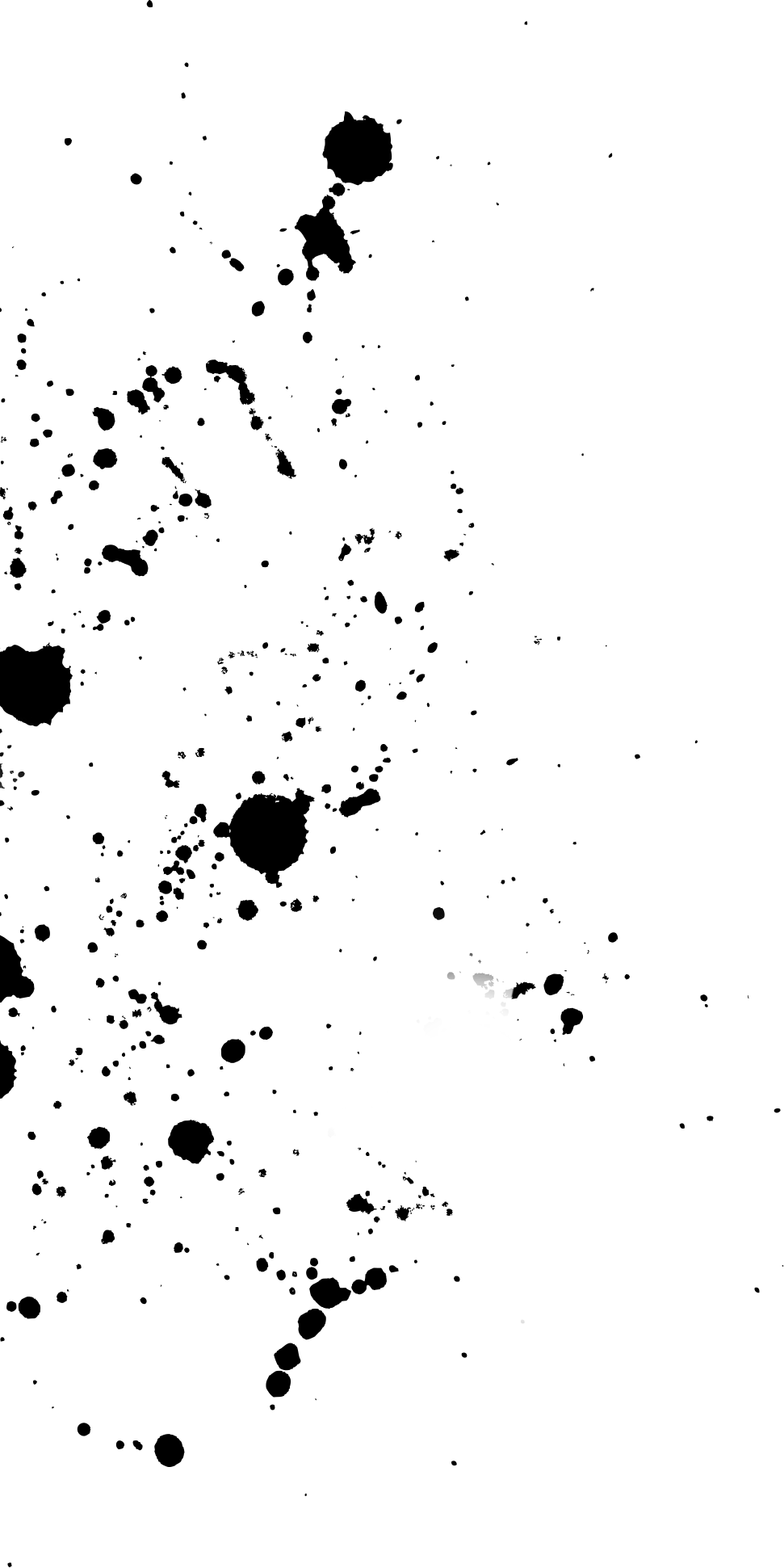 Com Color Ink Splatter Png - Illustration (971x1941), Png Download