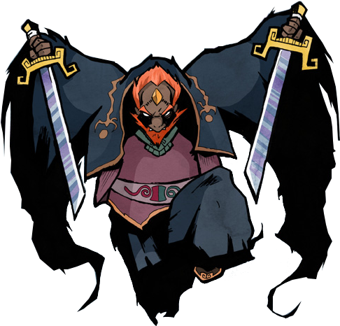 Wind Waker Be Considered Racist - Ganondorf Wind Waker Artwork (498x471), Png Download