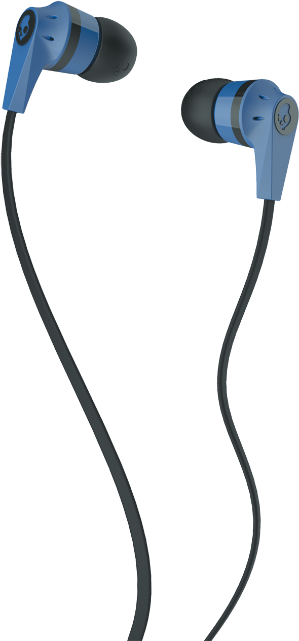 Ear Phones Clipart - Skullcandy Ink'd 2 - Headset - In-ear - Black, Blue (746x1400), Png Download