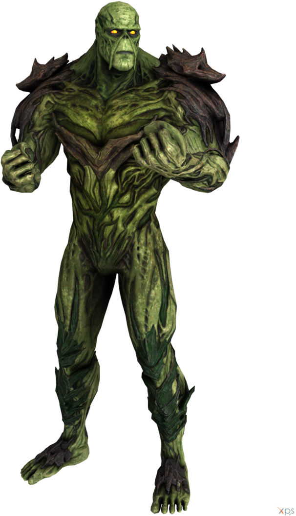 Swamp Thing By Ogloc069-dba2nan - Injustice 2 Swamp Thing (749x1066), Png Download