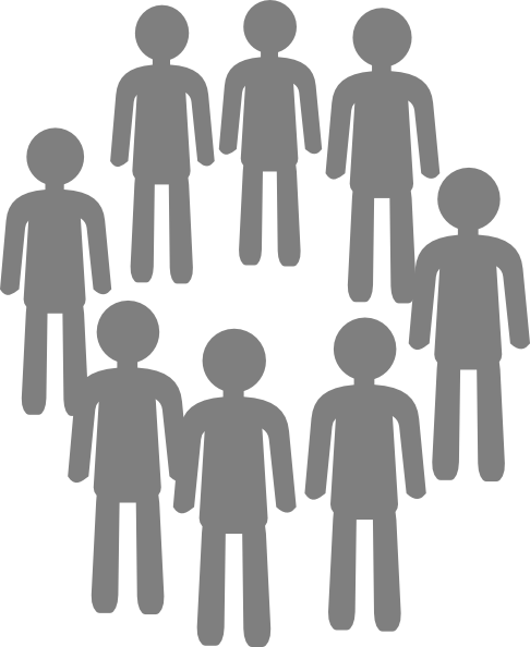 How To Set Use Population Gray Group Clipart (486x594), Png Download