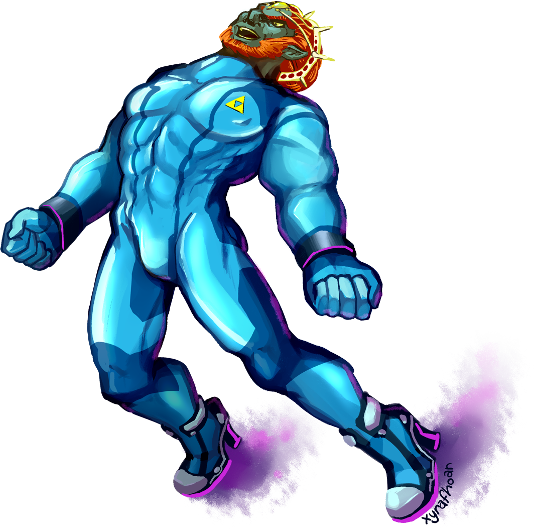 This Would Be Amazing Over Ganondorf - Smash Characters In Zero Suit (1064x1053), Png Download